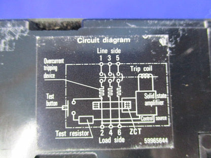 漏電遮断器3P125A(ジャンク品) SG203BAUL