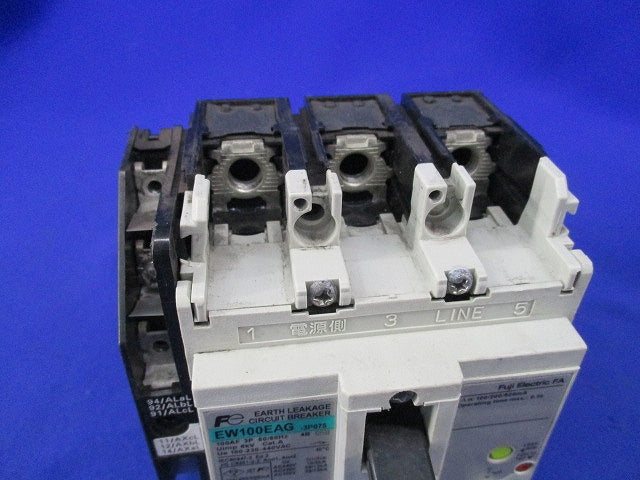 一般配線用漏電遮断器3P75A EW100EAG