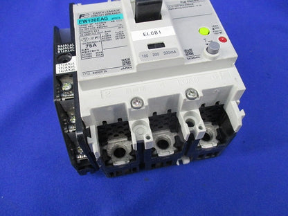 一般配線用漏電遮断器3P75A EW100EAG