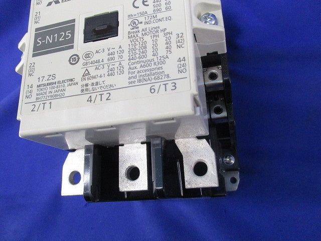 電磁接触器 AC200V S-N125