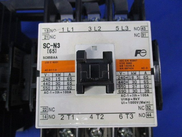 電磁接触器100V SC-N3