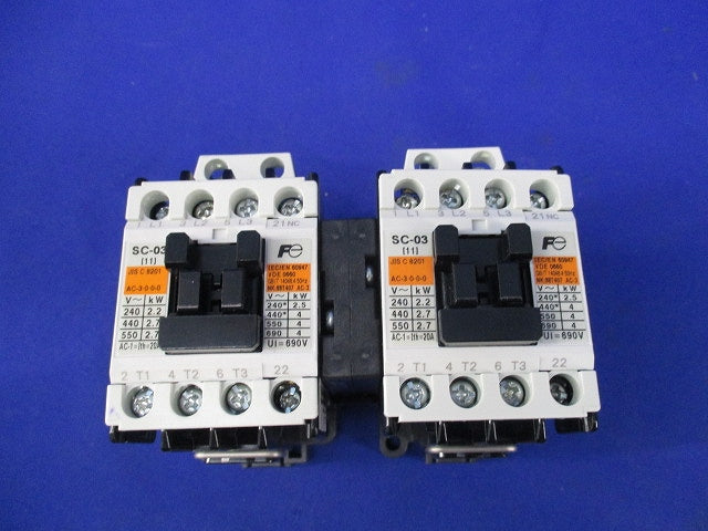 電磁接触器200V(1組)  SC-03