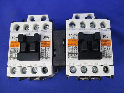 電磁接触器200V(1組)  SC-03