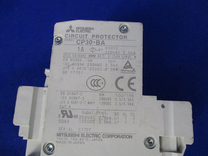 サーキットプロテクタ2P1A CP30-BA