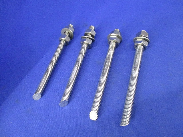 寸切りボルト(ナット×2・ワッシャー×1付)(ステンレス)(4組入) M12×150