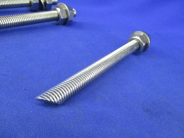 寸切りボルト(ナット×2・ワッシャー×1付)(ステンレス)(4組入) M12×150