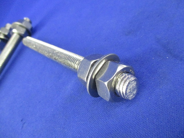 寸切りボルト(ナット×2・ワッシャー×1付)(ステンレス)(4組入) M12×150