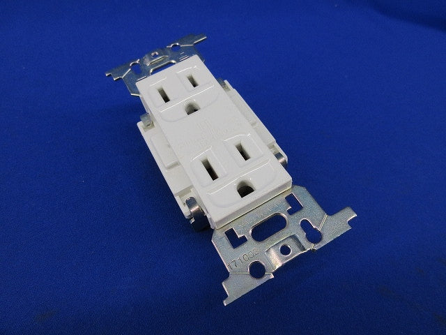 医用埋込アース付ダブルコンセント WN1318K
