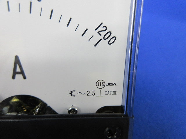 角形指示計器 交流電圧計 1200A/5A PSK-80C