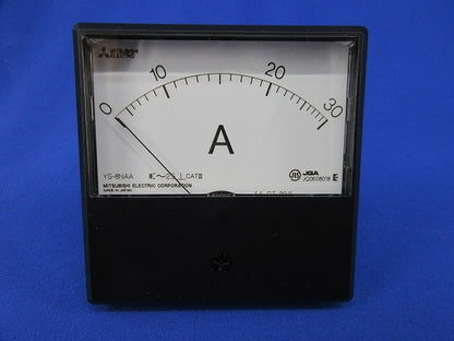 指示電気計器 交流電流計 0-30A YS-8NAA