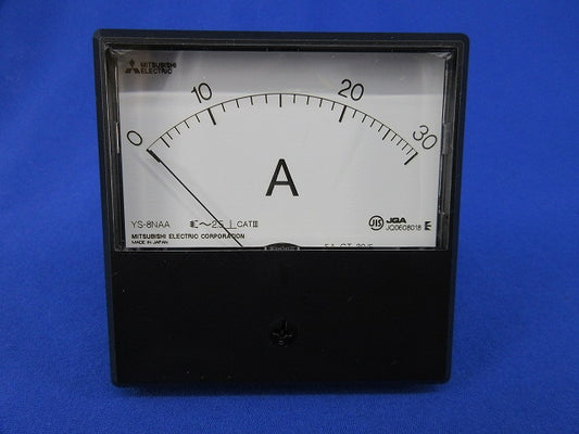 指示電気計器 交流電流計 0-30A YS-8NAA