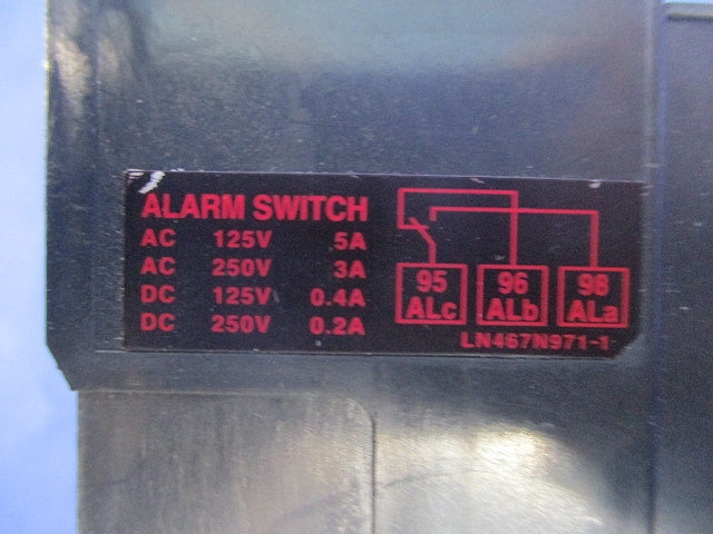 漏電遮断器3P15A(アラームスイッチ付) NV30-CS