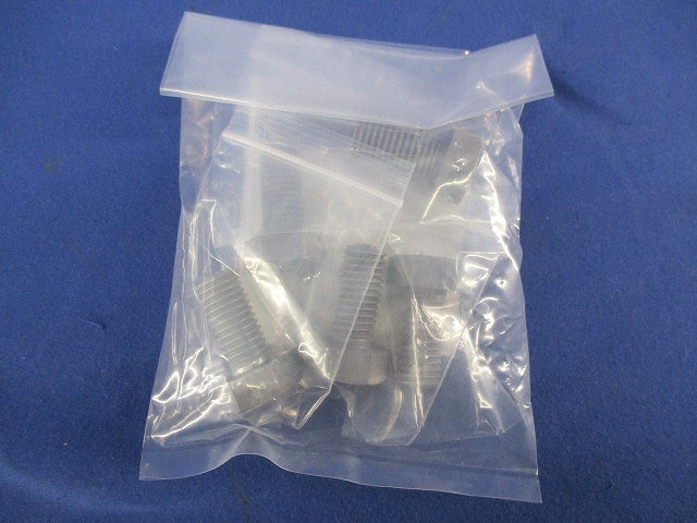 樹脂製ボルトセット(塩ビ)(グレー)(混在5個入×2計10個入) M12×40L他