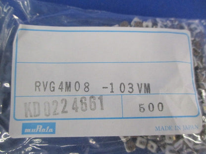 POTENTIOMETER 500個入 RVG4M08-103VM