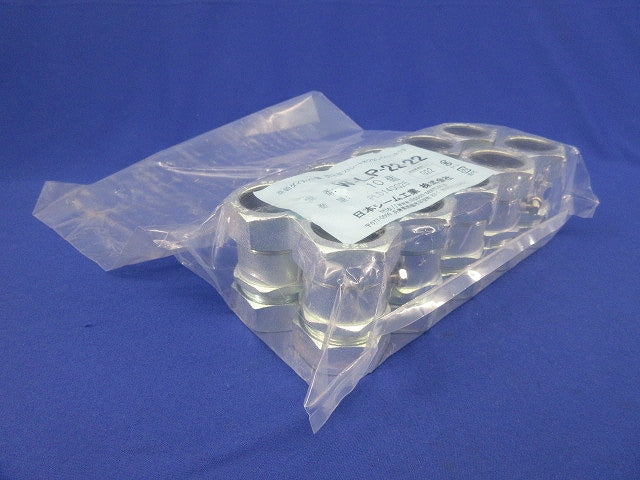 防水型ストレートネジなしパイプコネクタ(10個入) W-LP-22-22