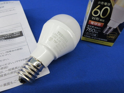 LED電球 E17(電球色) LDA6L-G-E17/S/60W2