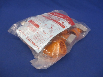 45度仮枠ブッシング Gタイプ・コンパクト型 CD単層波付管22用 10個入り CNEC-22G-10