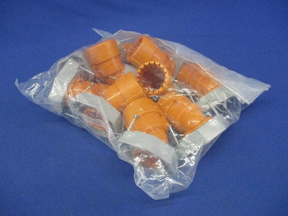 45度仮枠ブッシング Gタイプ・コンパクト型 CD単層波付管22用 10個入り CNEC-22G-10