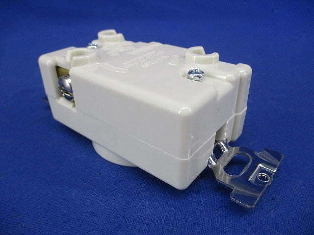 接地2P30A 引掛埋込コンセント ミルキーホワイト WF2330W