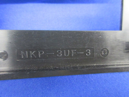 3連用プレート(マットブラック) NKP-3UF-3