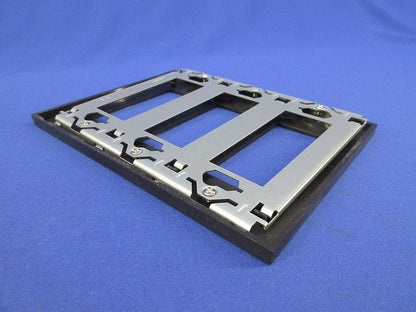 3連用プレート(マットブラック) NKP-3UF-3
