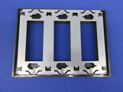 3連用プレート(マットブラック) NKP-3UF-3