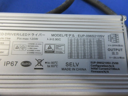 水銀灯形LED・LED電源セット(E39) CWLDTS60W50K330E39V2+EUP-096S210SV