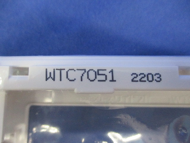 腰高スイッチプレート(5個入)(ホワイト) WTC7051