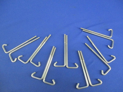 カバークランプ用フックボルト(ステンレス)(11対入)(7対ナット不足) S-FB-CVCS