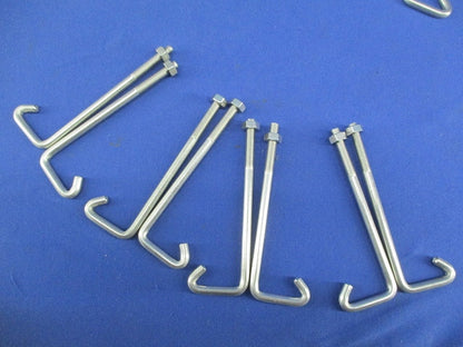カバークランプ用フックボルト(ステンレス)(11対入)(7対ナット不足) S-FB-CVCS
