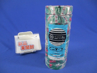 ビニテープ(10巻入)(緑) 0.2mm×19mm×20m