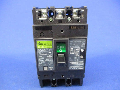 漏電ブレーカ3P3E60A GE63A