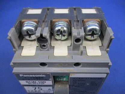 サーキットブレーカ 3P75A BCW-100 BCW375K