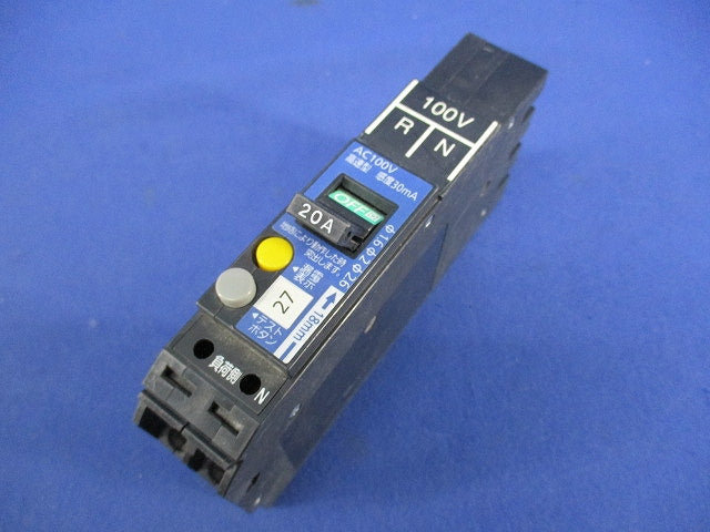 漏電ブレーカ カンタッチブレーカ 2P1E20A BKFE-50P BKFE22031RNK