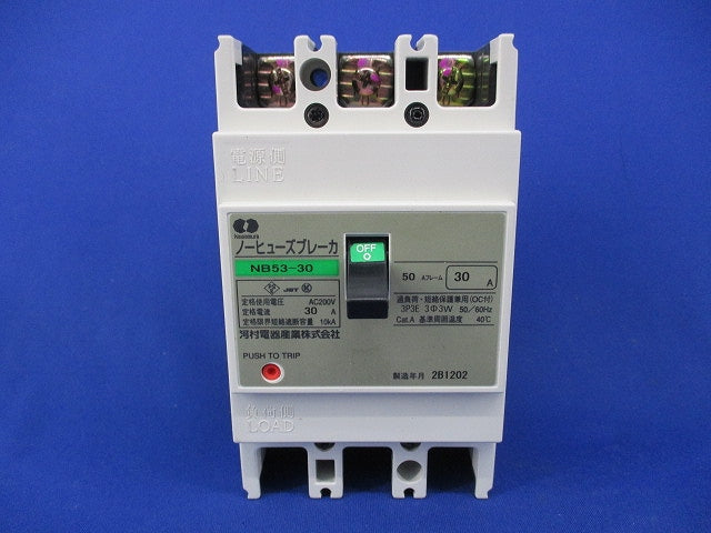 ノーヒューズブレーカ3P2E30A NB53-30