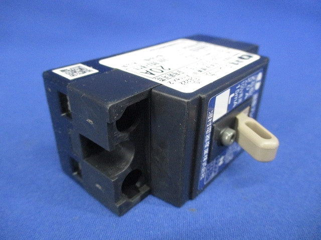 漏電ブレーカ 2P1E20A15ｍA AC100V ZS2P1E20-15