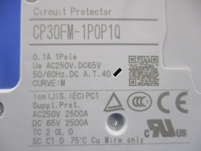 サーキットプロテクタ 0.1A CP30FM-1POP1Q
