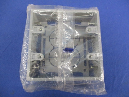 ニュー・エフモール付属品 露出ボックス 2個用 深型(グレー) SFBF2