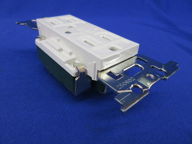 フルカラー医用埋込アース付ダブルコンセント WN13185K