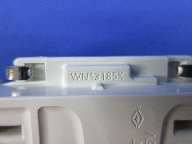 フルカラー医用埋込アース付ダブルコンセント WN13185K