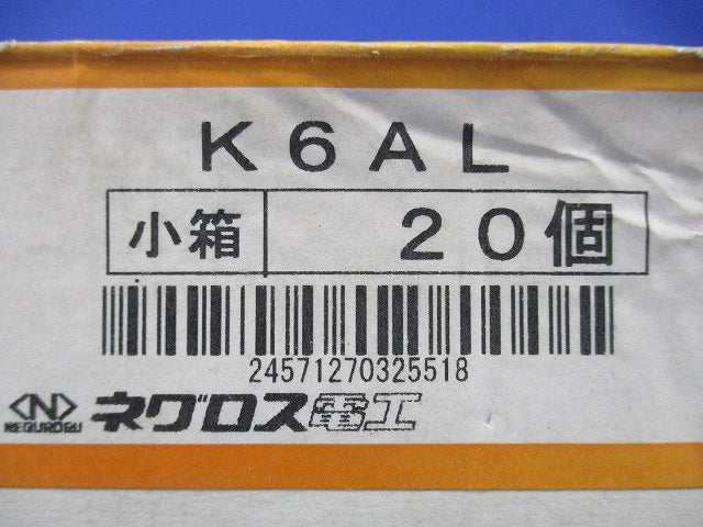 パイラック リップみぞ形鋼用電線管ボックス(20個入) K6AL