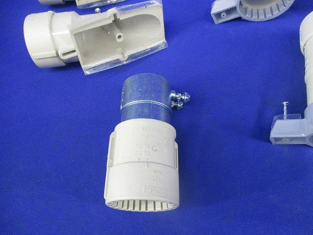 PF管用付属品セット(混在6個入)(ベージュ) MFSC-28G他