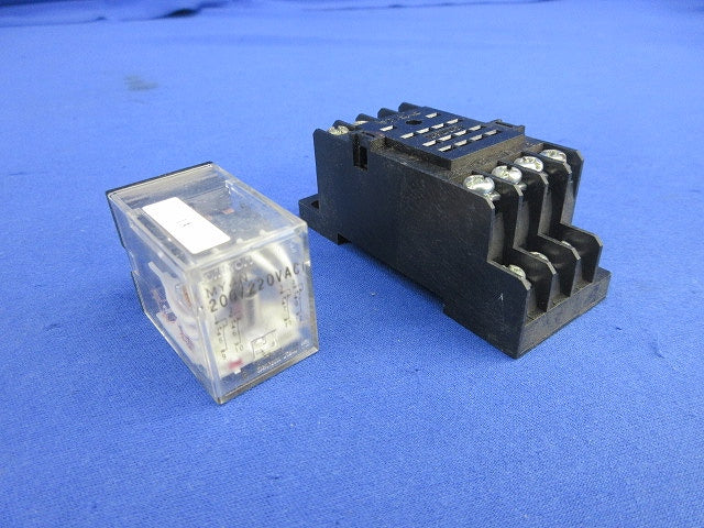 ミニパワーリレー(200/220VAC) 表面接続ソケットセット MY4N+PYF14A
