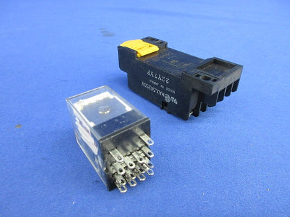 ミニパワーリレー(200/220VAC) 表面接続ソケットセット MY4N+PYF14A