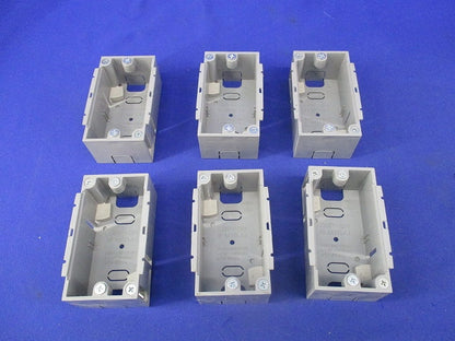 パネルボックス(ホテル用)(6個入)(グレー) SBP-3H