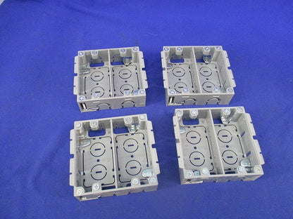 浅型パネルボックス2個用(4個入)(グレー) SBP-SW