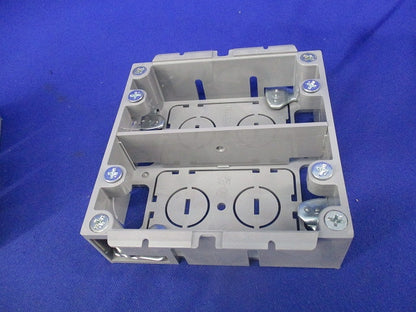 浅型パネルボックス2個用(4個入)(グレー) SBP-SW