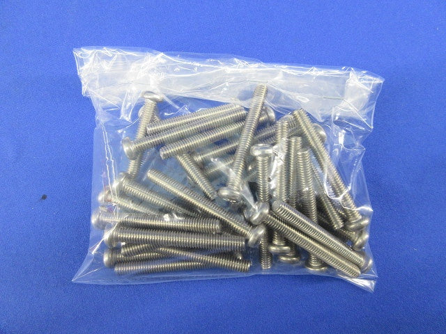 ステンレス十字穴付きなべ小ねじ(32個入) M6×50
