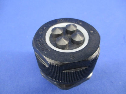 樹脂製マルチコネクタ E2型φ24(黒)(10個入) E2M5BG8X4P-22BK