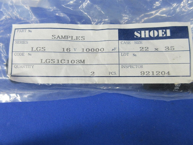 Elec. Cap. 2個入 LGS1C103M